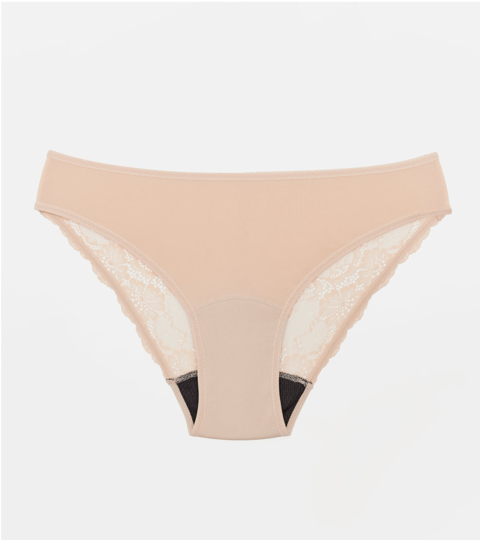 Brief Lace - Nylon riciclato - Beige