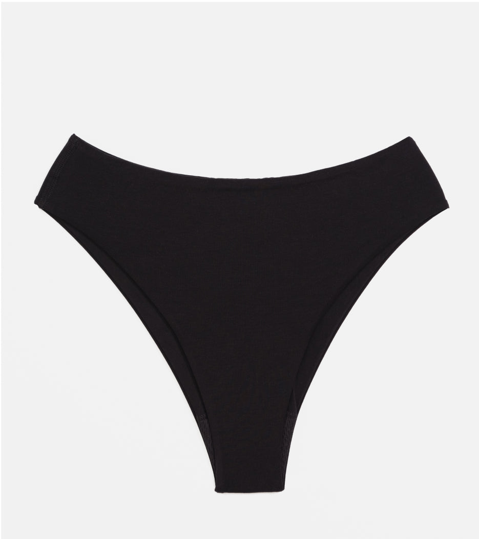 High-Leg - Tencel - Nero