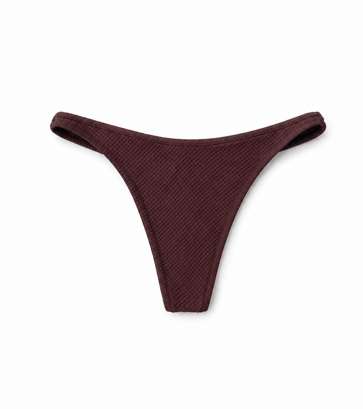 Costume da bagno - Waffle - Perizoma - Marrone