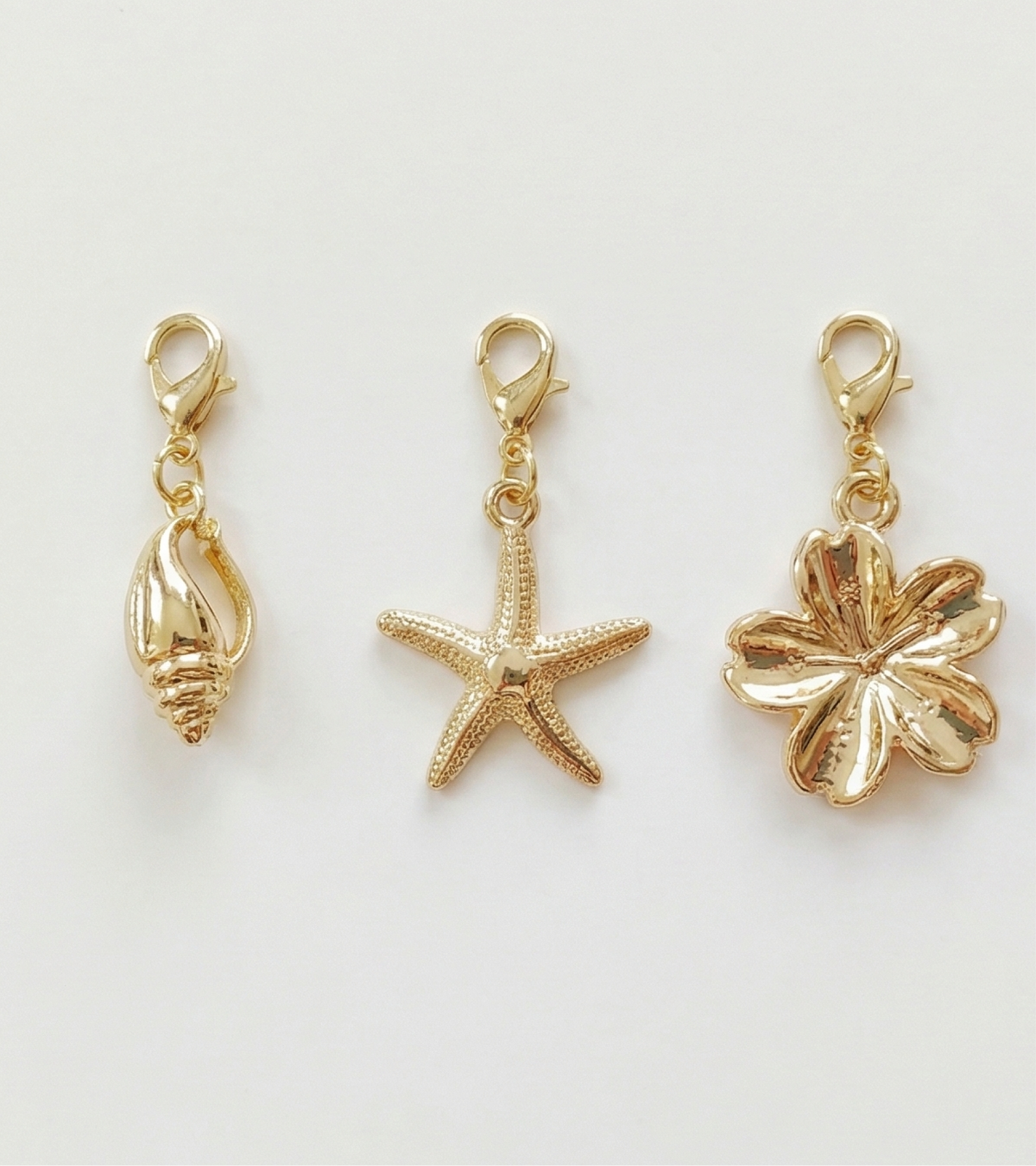 Costume da bagno - Ciondoli a clip - 3 - Oro