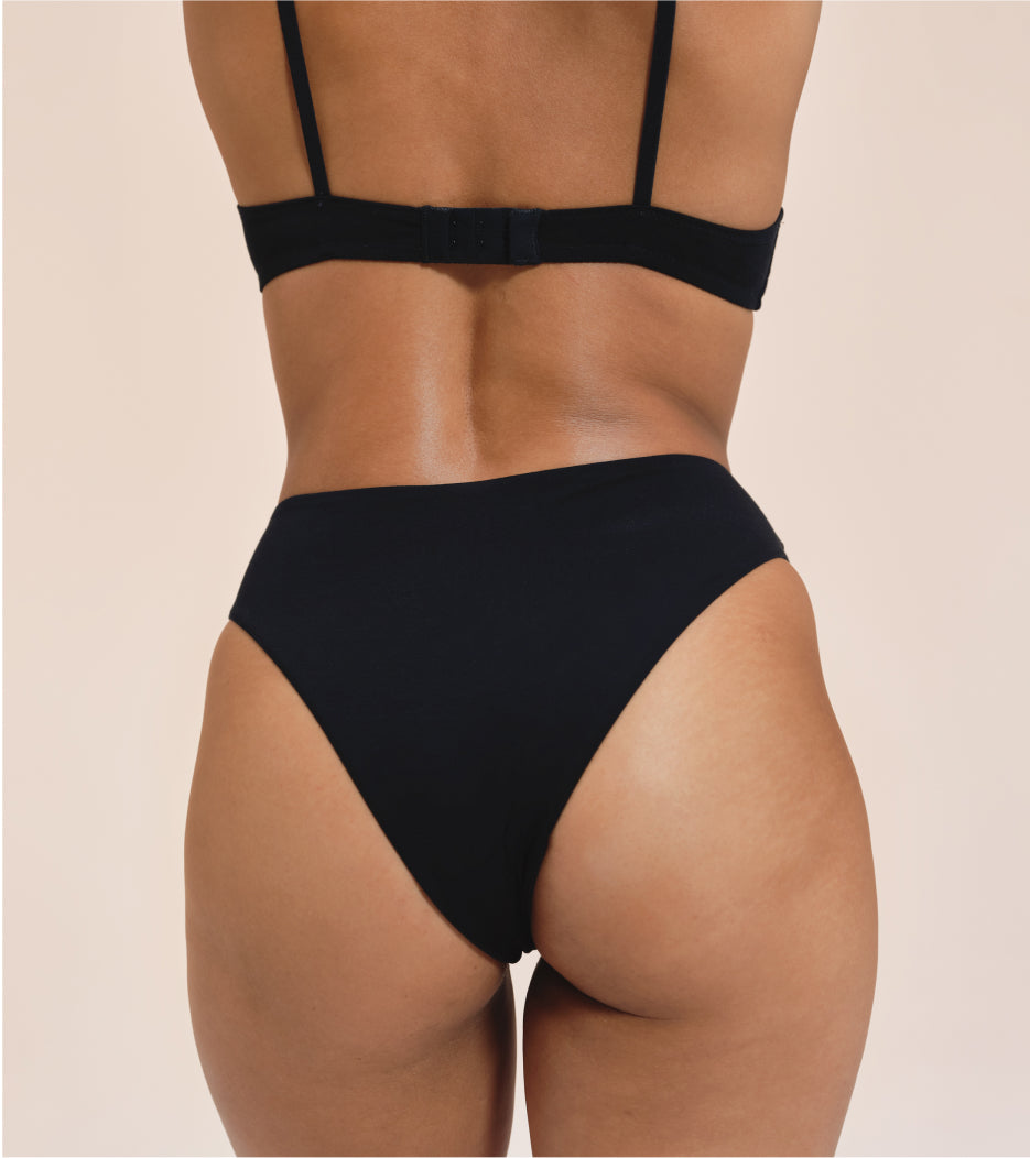 High-Leg - Tencel - Nero