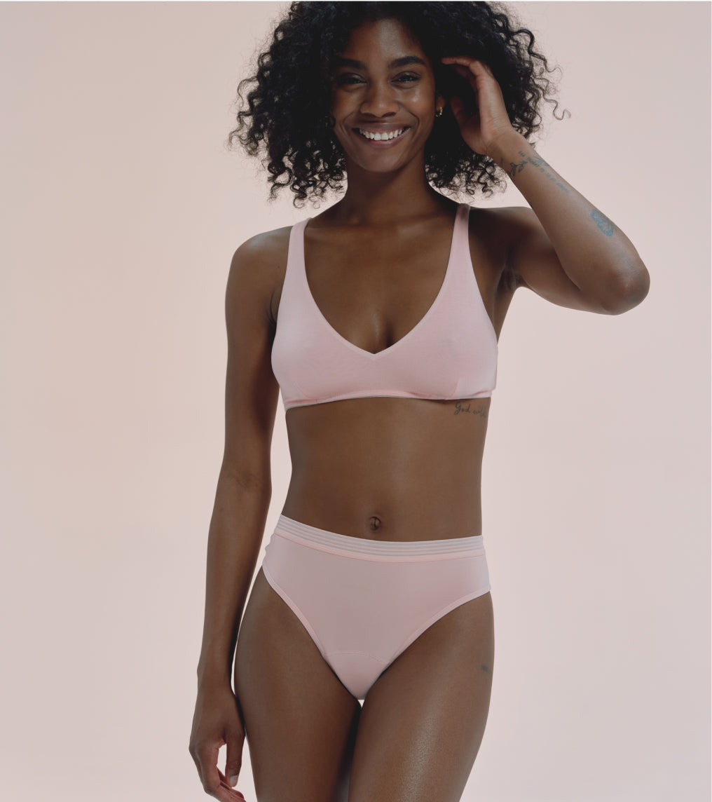 High-Rise - Nylon riciclato - Corallo