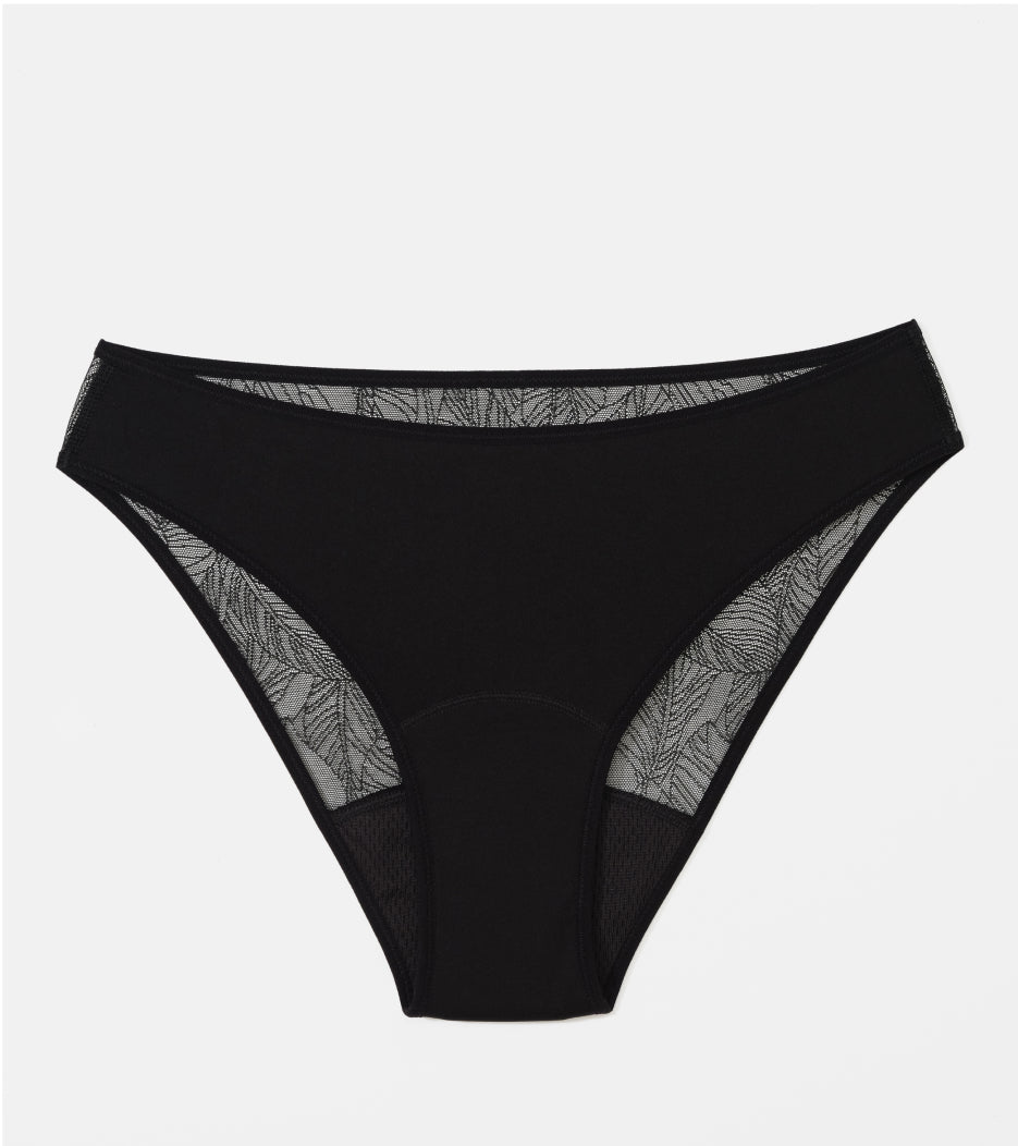 Brief Lace - Nylon riciclato - Nero