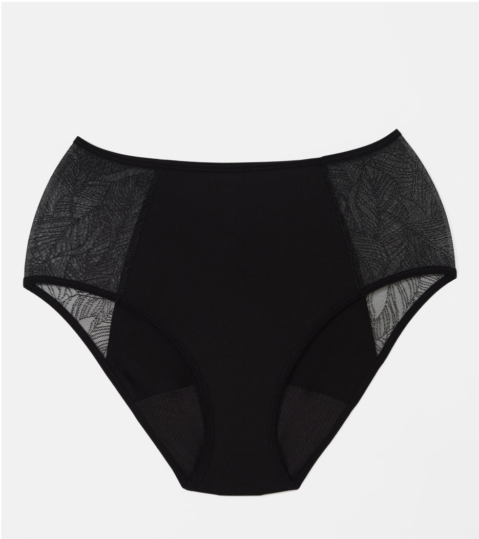 Lace High-Waist - Nylon riciclato - Nero