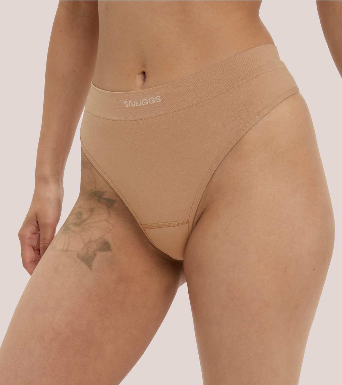 Senza cuciture - High-Rise - Beige