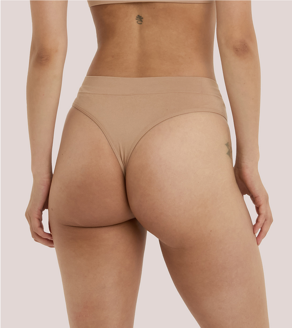 Senza cuciture - High-Rise - Beige
