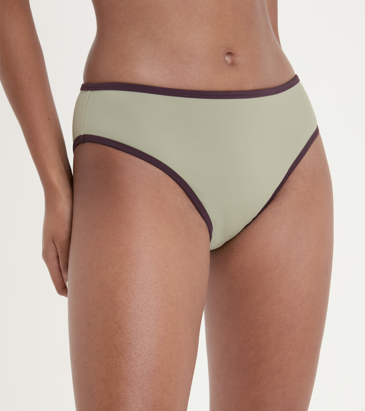 Costume da bagno mestruale - Brief - Slip - Verde oliva